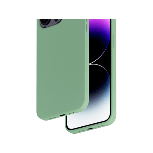 Smart Premium Silicone Magnetic Case for iPhone 14 Pro - Green