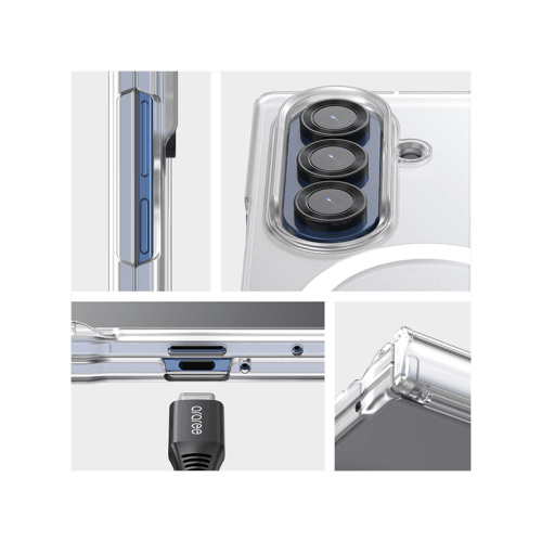 Araree Nukin 360 MagSafe Case With Hinge Protection for Samsung Galaxy Z Fold 7 - Clear