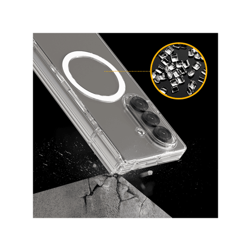 Araree Nukin 360 MagSafe Case With Hinge Protection for Samsung Galaxy Z Fold 7 - Clear
