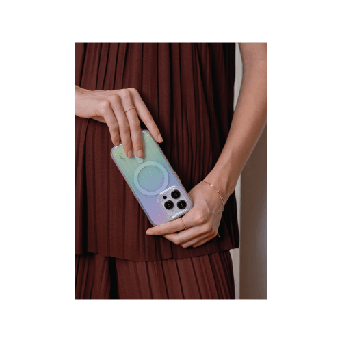 Uniq Coehl Linear MagSafe Case for iPhone 16 -  Iridescent