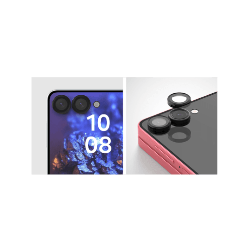 Araraee Camera Lens Ring Protection For Samsung Galaxy Z Flip 7 - Clear