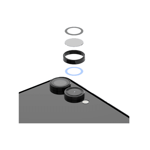 Araraee Camera Lens Ring Protection For Samsung Galaxy Z Flip 7 - Clear