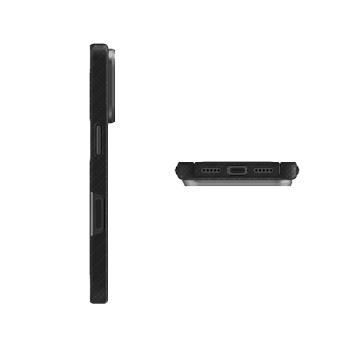 Uniq Hybrid Keva Edge MagSafe Case for iPhone 17 Pro - Carbon Black
