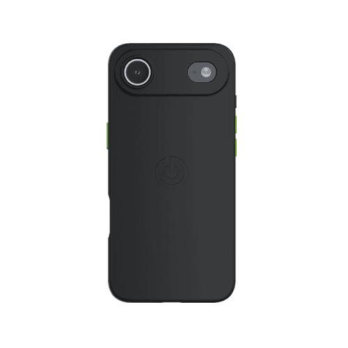 Goui Magnetic Case With Magnetic Bars for iPhone Air + Magnetic Strap  - Black Stone