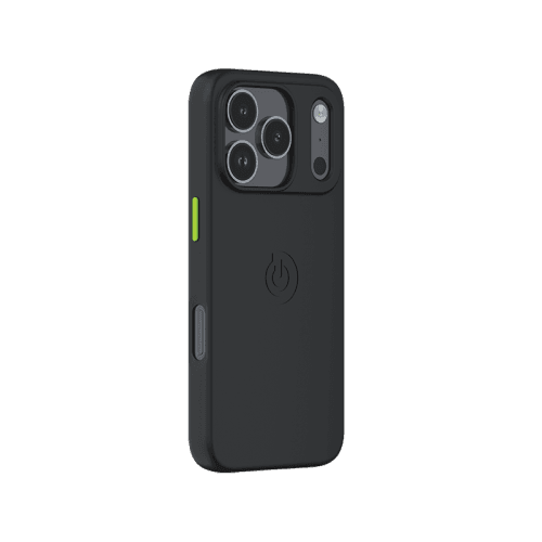 Goui Magnetic Case With Magnetic Bars for iPhone 17 Pro Max+ Magnetic Strap  - Black Stone