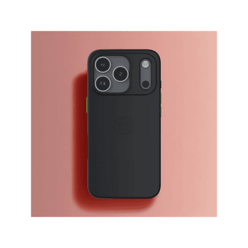 Goui Magnetic Case With Magnetic Bars for iPhone 17 Pro Max+ Magnetic Strap  - Black Stone