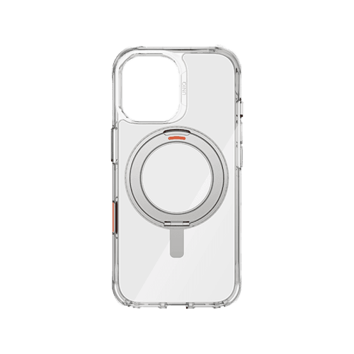 Uniq Hybrid Swivix With 360 Rotating Kickstand MagSafe Case for iPhone 17 - Lucent Clear