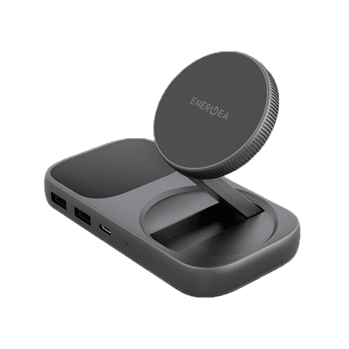 Energea Widock Plus 7 In 1 USB-C Hub With Wireless Charger - Gunmetal