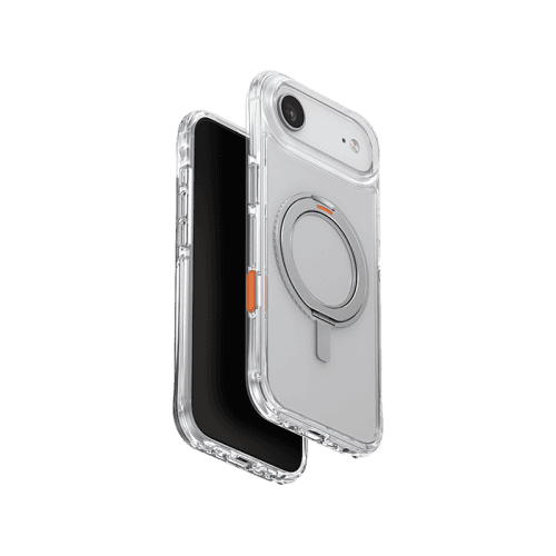 Uniq Hybrid Swivix With 360 Rotating Kickstand MagSafe Case for iPhone Air- Lucent Clear