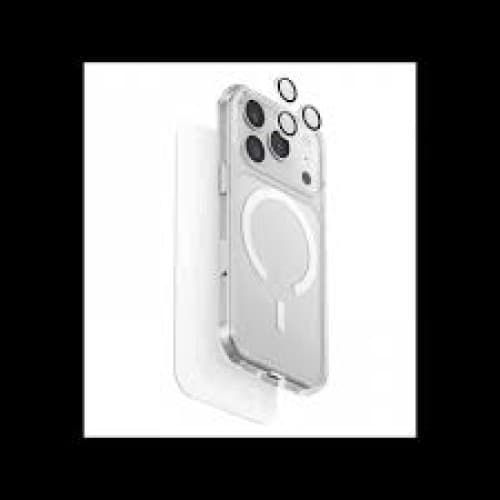 Uniq Hybrid Clearvue MagSafe 360 Essential Bundle Pack for (MagSafe Case + Screen Protector + Camera Lens Protector) iPhone 17 Pro Max