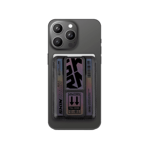 SkinArma Kado Kira Kobai Wallet Mag-Charge Card Holder With Grip Stand - Hologram