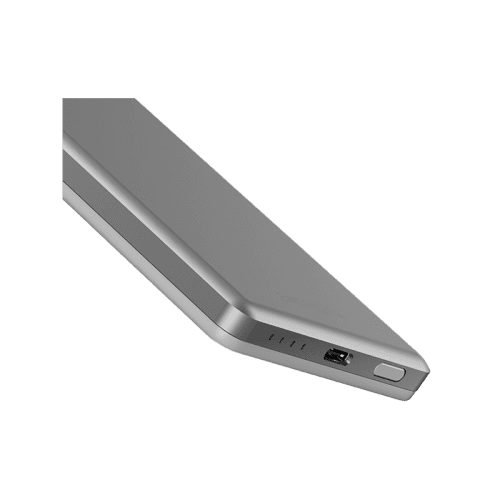 Energea AluPac Mini Aluminum MagSafe 5000mAh Power Bank - Natural Titanium