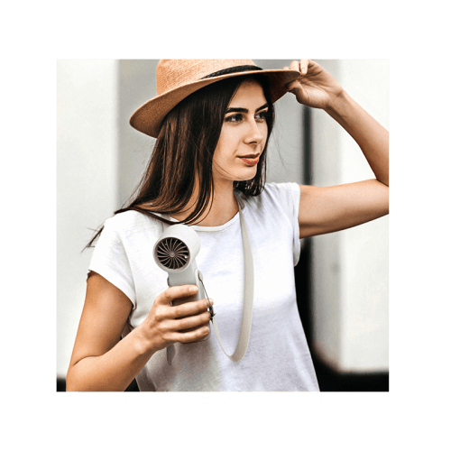 Energea AirMate Chill 6000mAh Adjustable Portable Handheld Fan - Slate Grey