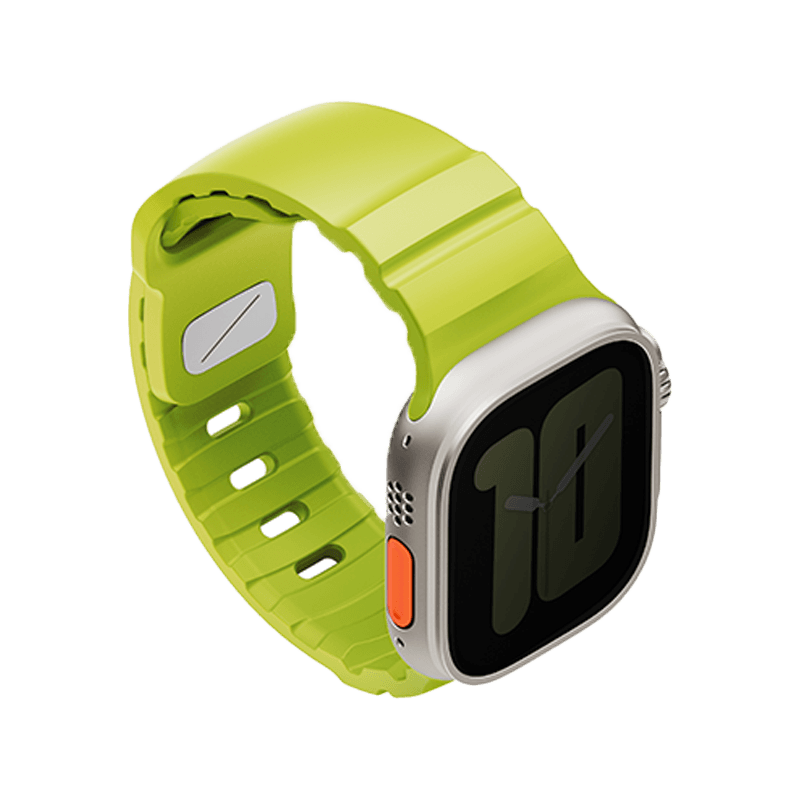Uniq Alton Silicon Strap for Apple Watch 49/46/45/44mm - Lime Green
