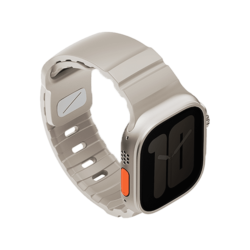 Uniq Alton Silicon Strap for Apple Watch 49/46/45/44mm - Light Sand