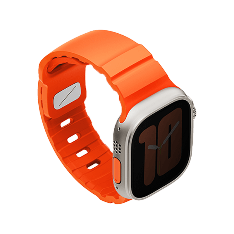Uniq Alton Silicon Strap for Apple Watch 49/46/45/44mm - Flame Orange