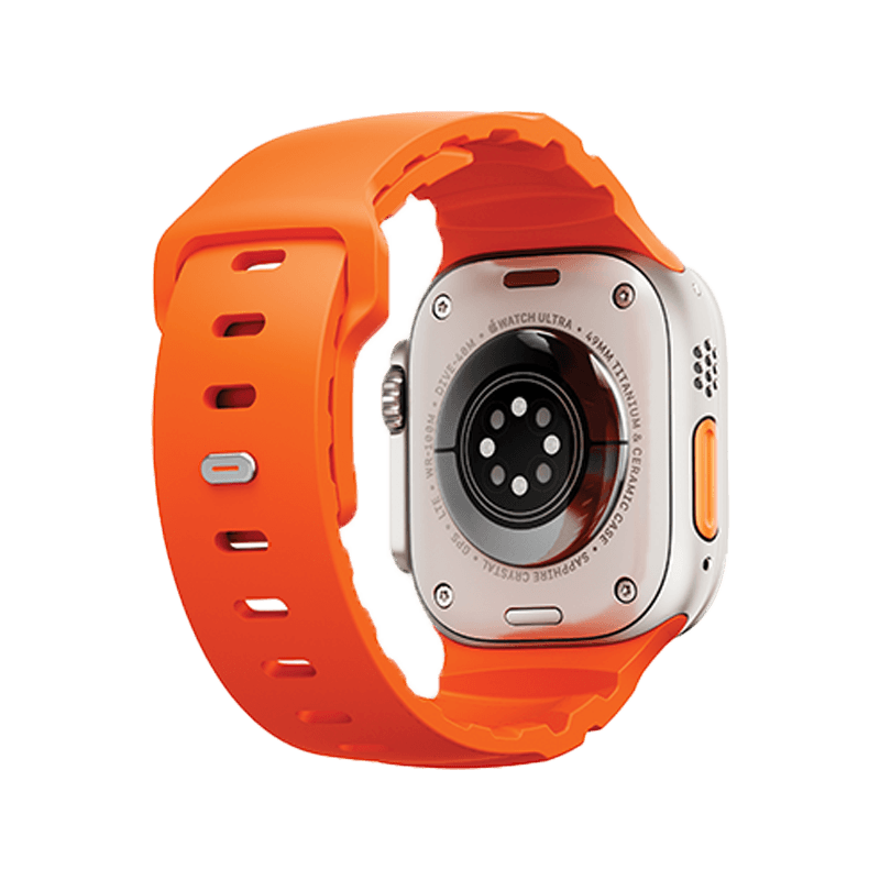 Uniq Alton Silicon Strap for Apple Watch 49/46/45/44mm - Flame Orange