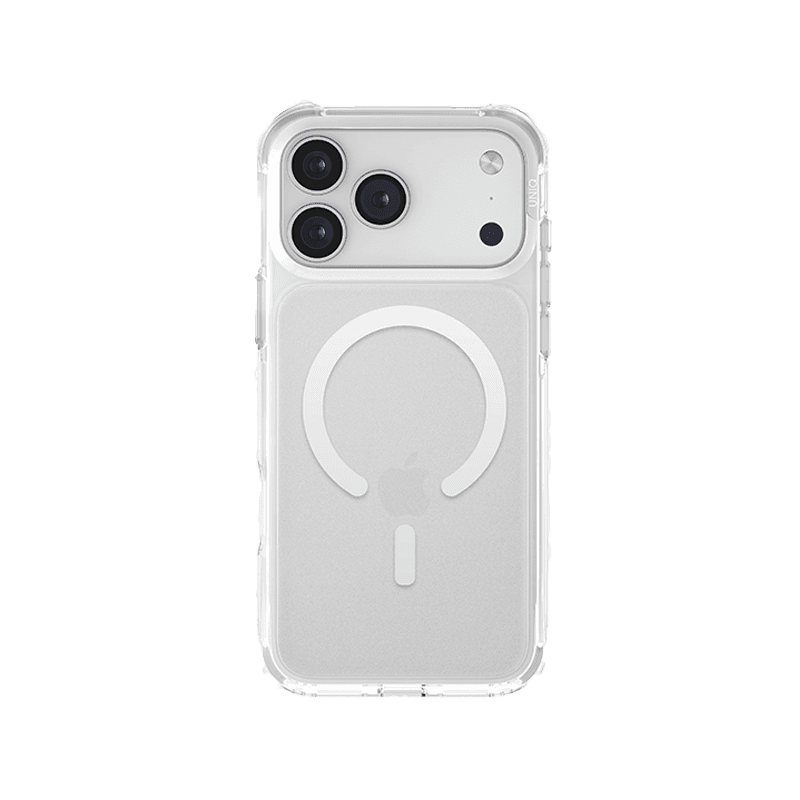 Uniq Hybrid Lifepro Xtreme MagSafe case for iPhone 17 Pro - Frost Clear / White