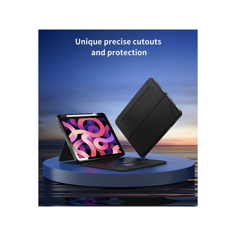 Choetech Magic Keyboard for iPad 10.2" Arabic/English - Black