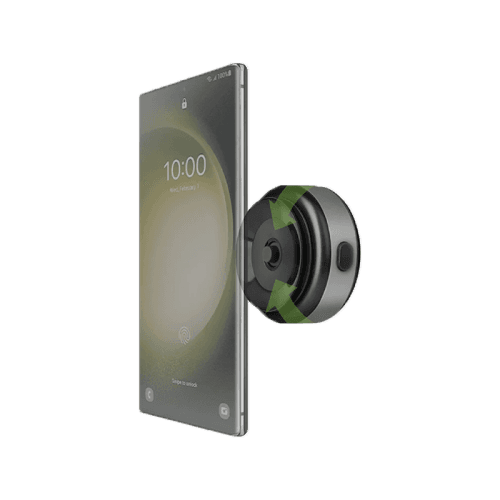 Energea Airlock 15W MagSafe Charging Vacuum Phone Mount - Gunmetal