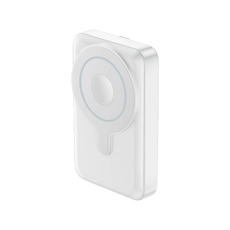 Bazic GoPower MagSafe Compatible Power Bank With Built In Apple Watch Charger 10000mAh - White