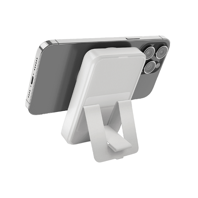 Bazic GoPower MagSafe Compatible Power Bank With Built In Apple Watch Charger 10000mAh - White