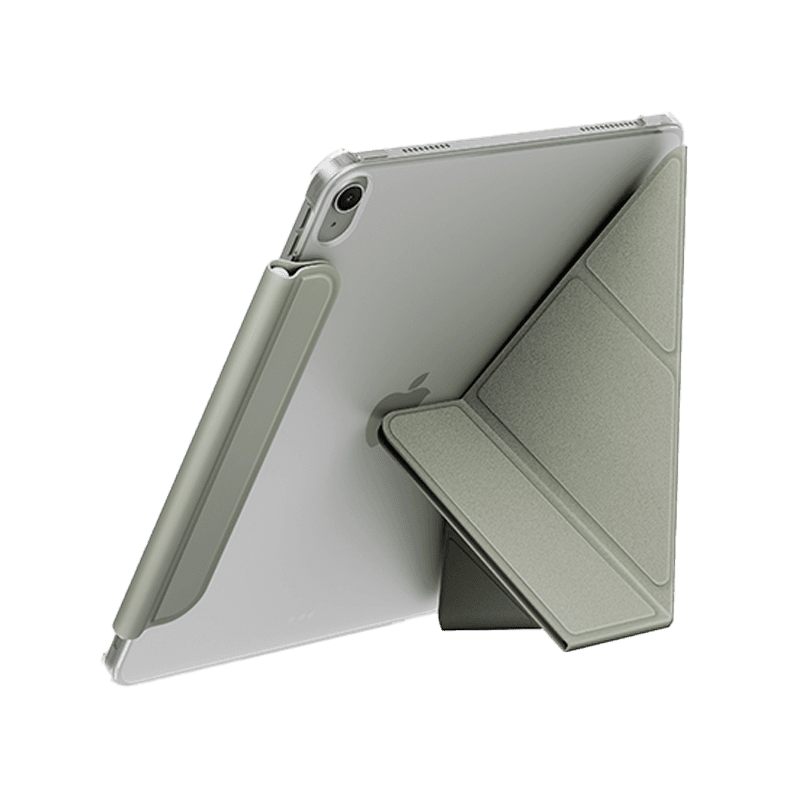 Uniq Camden Lite Case With Detachable Pencil Sleeve for iPad 11" (A16) - Sage Green