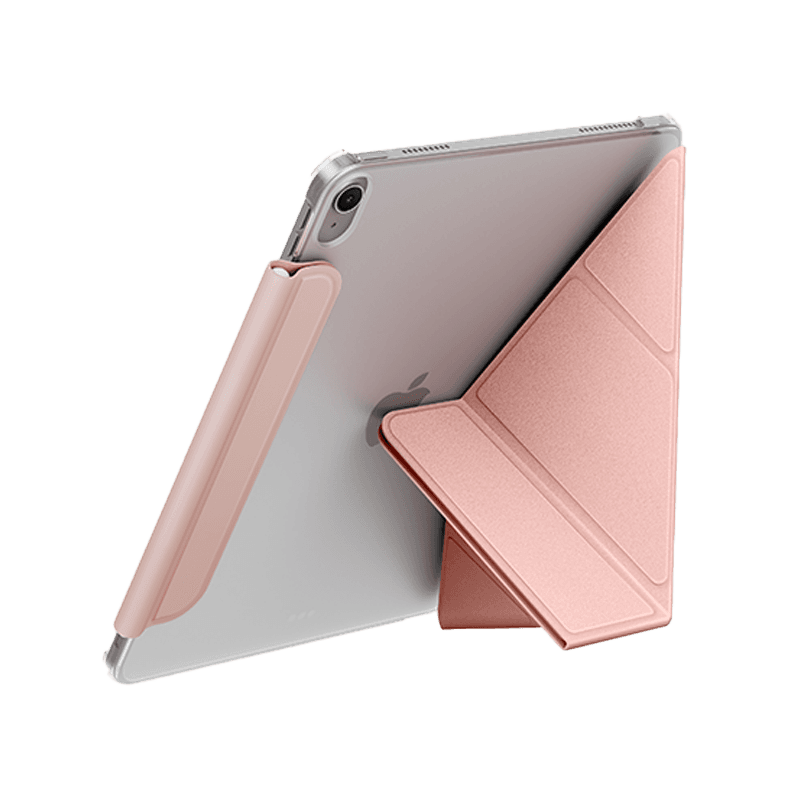 Uniq Camden Lite Case With Detachable Pencil Sleeve for iPad Air 11" (M2-M4) - Blush Pink