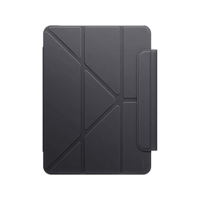Uniq Camden Lite Case With Detachable Pencil Sleeve for iPad Air 11" (M2-M4) - Charcoal Grey