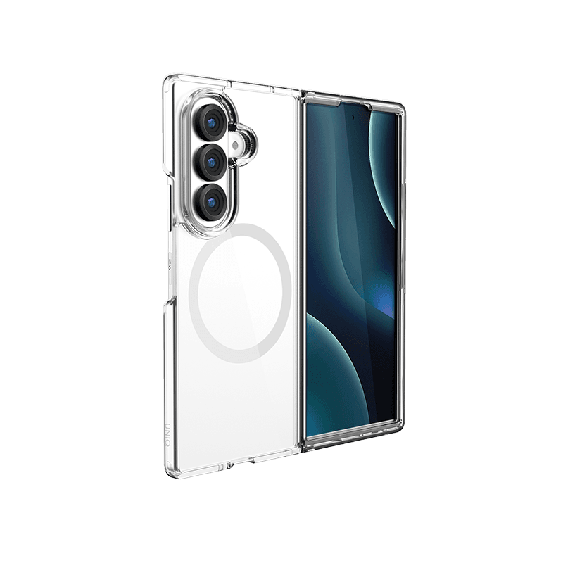 Uniq Hybrid Lfepro Xtreme MagSafe Case For Samsung Galaxy Z Fold 8 Ultra - Crystal Clear