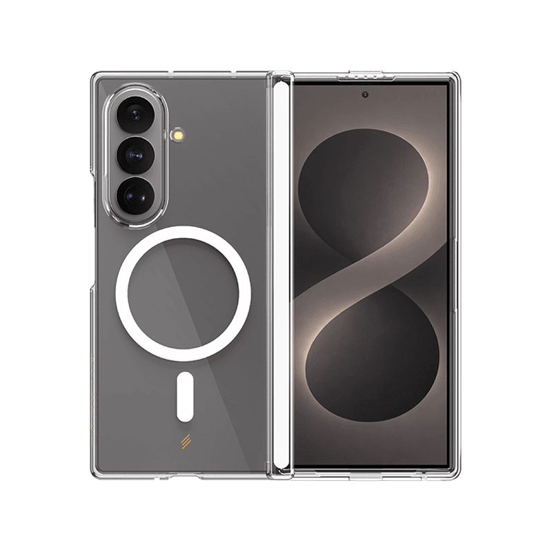 Smart Premium Ultra Guard Magnetic Bundle for Samsung Galaxy Z Fold 8 Ultra (Screen Protector + Clear Case)