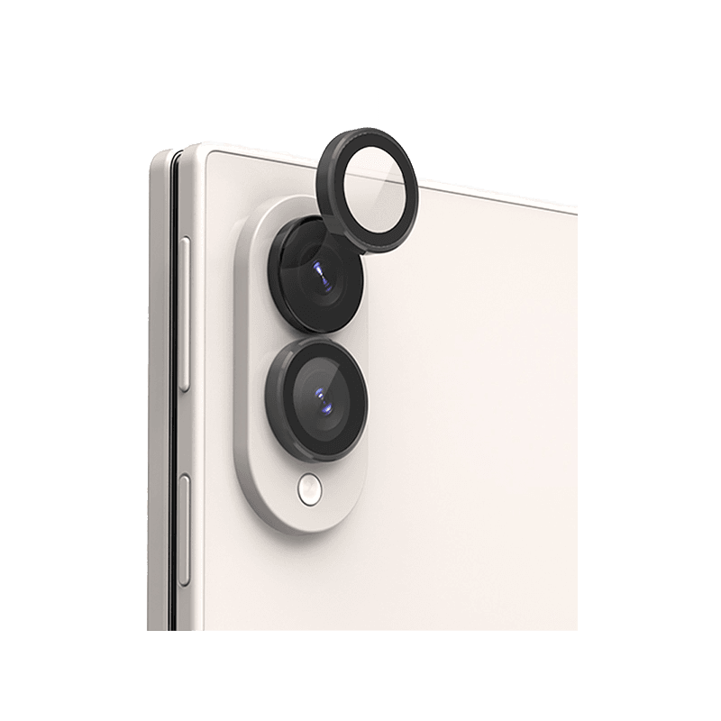 Araree C-Sub Core Camera Lens Protector With Metal Ring for Galaxy Z Fold 8 - Clear