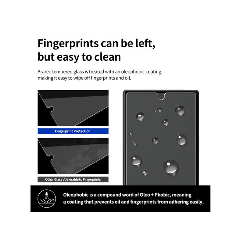 Araree Sub core Front Clear Tempered Screen Protector for Galaxy Z Fold 8 Ultra (2Pcs)