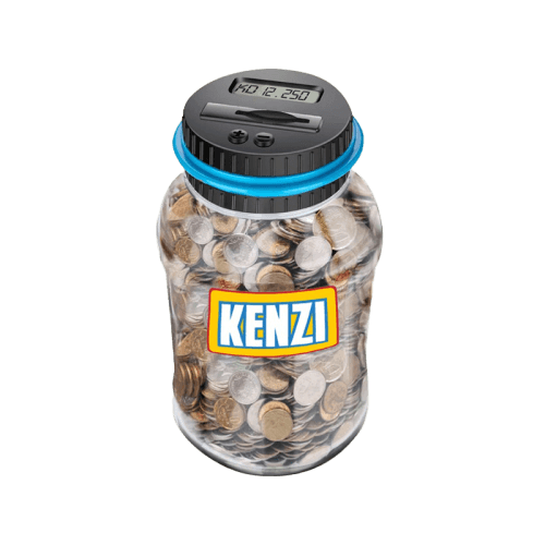 Kenzi's Coin Jar - Clear