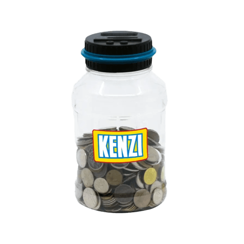 Kenzi's Coin Jar - Clear