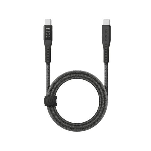 Energea Flow 480mbps USB-C to Lightning Display Cable 1.5M - Black