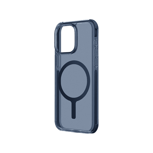 Uniq Hybrid Combat MagSafe Case for iPhone 15 Pro - Smoke Blue