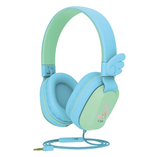 Riwbox Kids  Wired Headphones - Blue / Green