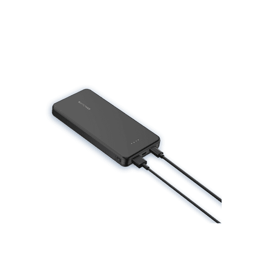 RavPower 1-Port USB-C and 1-Port USB-A 10000mAh Power Bank - Black