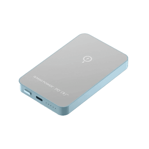 Momax Q.Mag Power 6 Magnetic Wireless 5000mAh Battery Pack - Blue