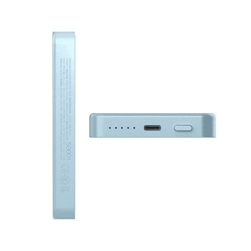 Momax Q.Mag Power 6 Magnetic Wireless 5000mAh Battery Pack - Blue