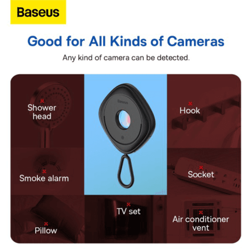 Baseus Heyo Camera Detector - Black (USB-A to USB-C Cable 0.3m)