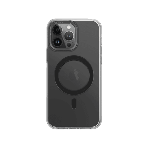 Uniq Hybrid Calio MagSafe Case for iPhone 15 Pro - Smoked Tinted Grey