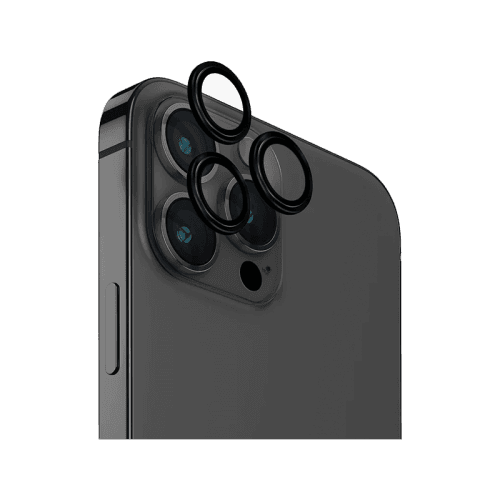Uniq Optix Camera Lens Protector for iPhone 15 Pro Max - Midnight Black