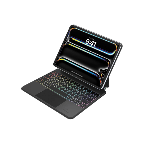 Smart Premium Magnetic Backlight Keyboard With Trackpad for iPad Pro 11" M4