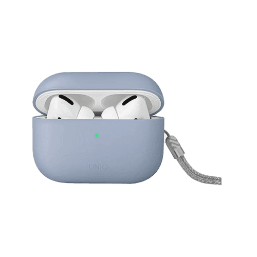 Uniq Hybrid Lino Liquid Silicon Case for Airpods Pro 2 - Artic Blue