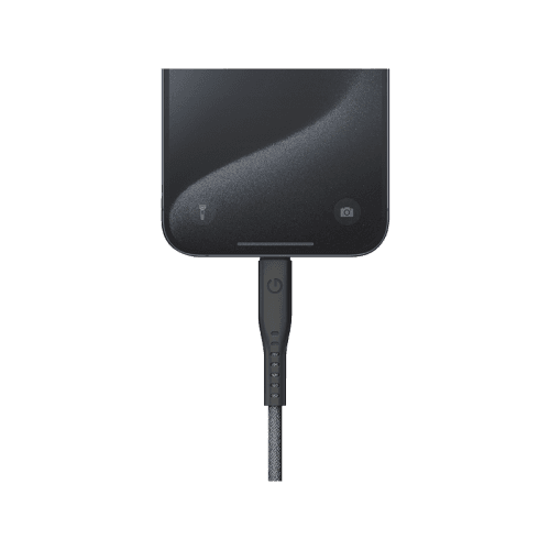 Energea Flow 10Gbps USB-C to USB-C Cable With Velcro Cable Tie 30cm - Black