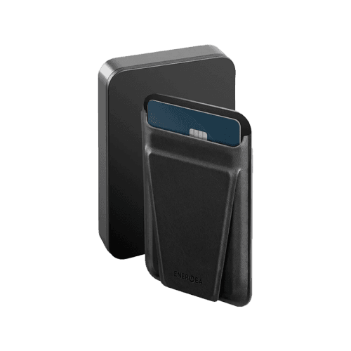 Energea MagWallet Card With MagPlus 10000mAh Power Bank - Gunmetal