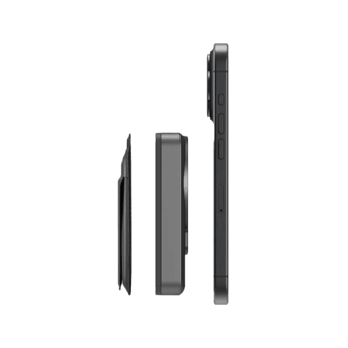 Energea MagWallet Card With MagPlus 10000mAh Power Bank - Gunmetal