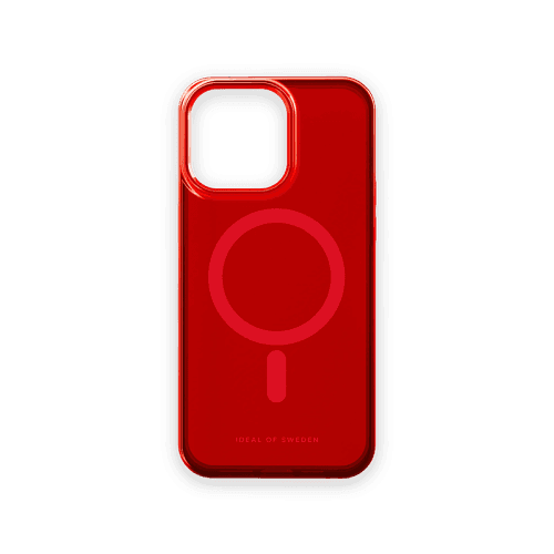 iDeal Of Sweden Clear MagSafe Case for iPhone 15 Pro - Radiant Red